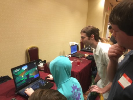 Photo: The event gave independent developers in the Northeast a way to  to get the word out about themselves and their companies. Photo Credit: Gamecon.com website