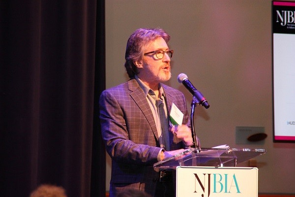 Photo: Don Katz spoke at the NJBIA event on urban revitalization. Photo Credit: NJBIA