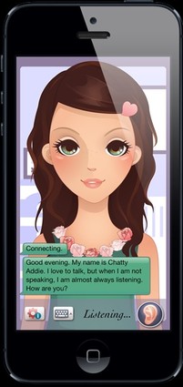 Photo: Chris Boraski's Chatty Addie app provides a virtual friend for kids. Photo Credit: Chatty Addie