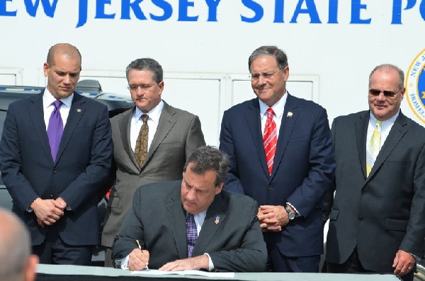 Photo: Gov. Chris Christie signed Executive Order 178 establishing the state’s first-ever New Jersey Cybersecurity and Communications Integration Cell (NJCCIC) within the Office of Homeland Security and Preparedness. Photo Credit: Courtesy New Jersey Office of Homeland Security and Preparedness