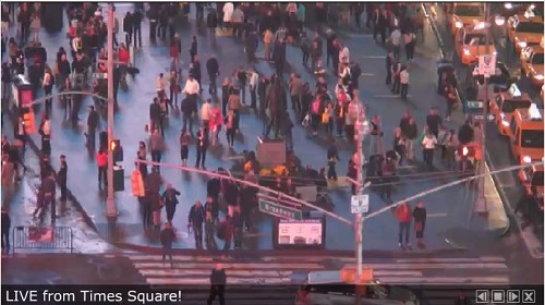 Photo: EarthCam is a New Jersey company that places video cameras all over the world. This is a still photo taken from a live video of Times Square on the company's webpage. New Jersey wants to keep EarthCam here. Photo Credit: EarthCam website