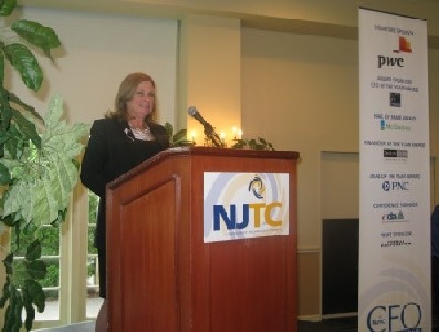 Photo: Eileen Martinson spoke to the NJTC last year. Photo Credit: Courtesy NJTC