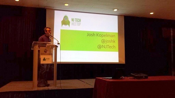 Photo: Josh Kopelman spoke to the NJ Tech Meetup in December. Photo Credit: Aaron Price