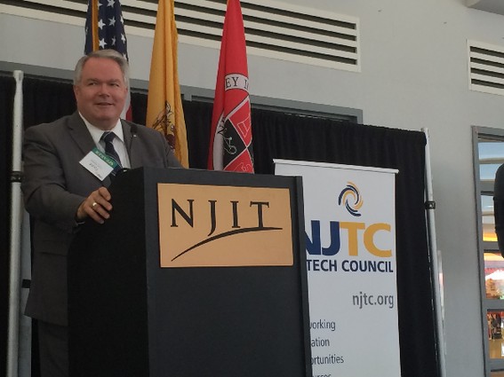 Photo: Todd Rytting of Panasonic spoke at the NJTC Internet of Things Conference. Photo Credit: Esther Surden