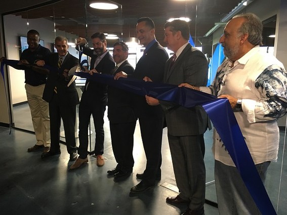 Photo: The ribbon cutting at WorkWave's new HQ at Bell Works. Photo Credit: Esther Surden