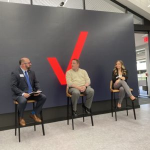 Panelists at Verizon cyber security panel in October.